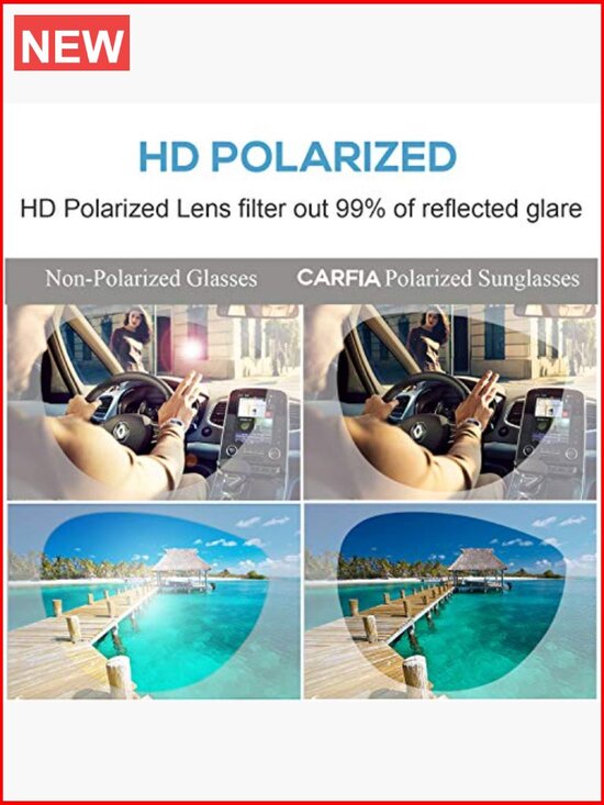 Polarized UV400 Sunglasses Metal Frame Ultra-Lightweight Comfort Driving main image 5